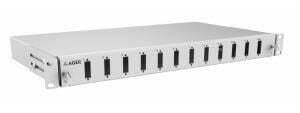 AGER AG-FO01U12SCD-A-B1 19'' 1U 12 Port SC Duplex Beyaz Fiber Patch Panel