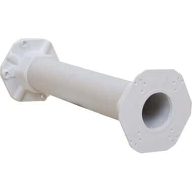 TRK-FP-50CM 50cm Beyaz Plastik Uzatma Boru Ayak – Kamera Kutusu için Montaj Aparatı
