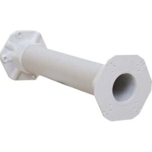 TRK-FP-50CM 50cm Beyaz Plastik Uzatma Boru Ayak – Kamera Kutusu için Montaj Aparatı