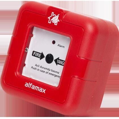 Alfamax C-1005 A-9201 Konvansiyonel Yangin Alarm Butonu