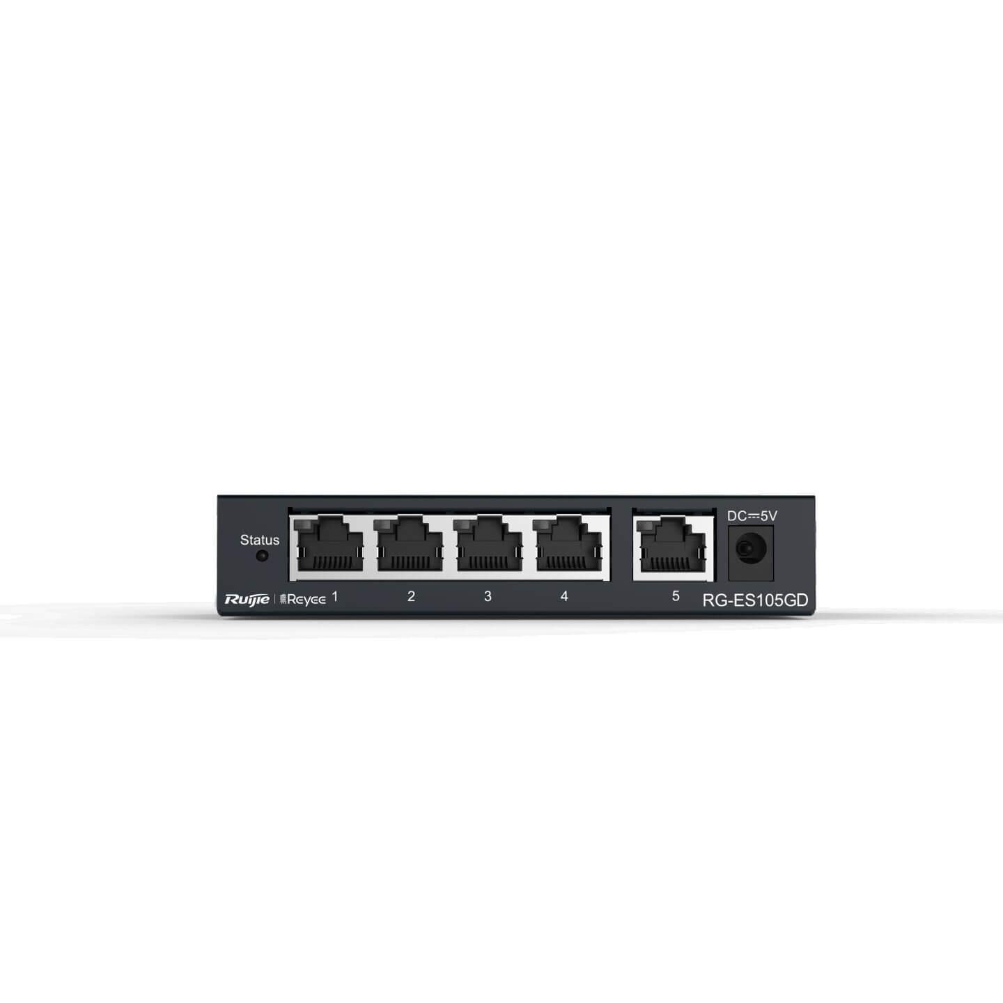 Ruijie RG-ES105GD 5 Port 10/100/1000 Mbps Metal Kasa Gigabit Switch