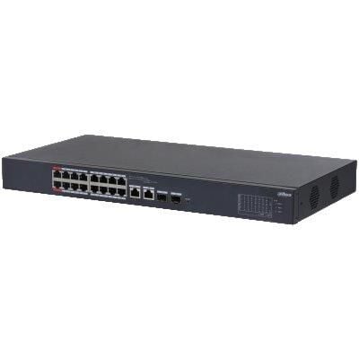 Dahua CS4218-16ET-190 16 Port 190W Poe 10/100 2x Rj45 2xSfp Gigabit Uplink Cloud Yönetilebilir PoE Switch