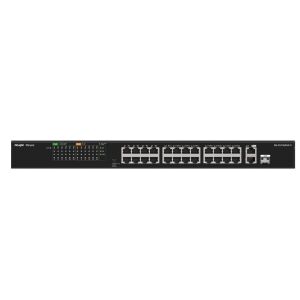 REYEE RG-ES126FGS-P 26 Portlu 10/100 Fast Ethernet Switch – 2 Gigabit Uplink, 1 Gigabit SFP