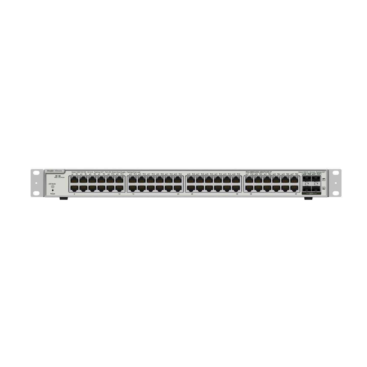 Ruijie Reyee RG-NBS3200-48GT4XS-P 48 Portlu 4x10g Sfp Gigabit L2 Yönetilebilir Poe Switch