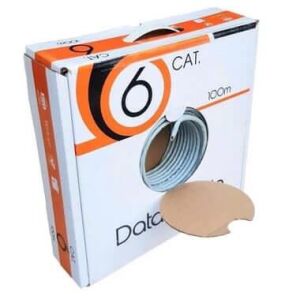 Ersan CAT6 U-UTP 23 AWG 100m Tam Bakır Veri İletişim Kablosu (CU)