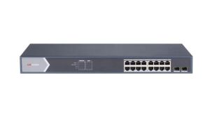 Hikvision DS-3E1518P-SI 16 Port Gigabit PoE Smart Yönetilebilir Rack Tipi Switch