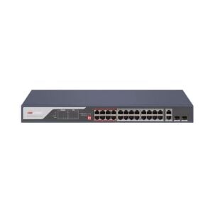 Hikvision DS-3E0326P-E(C) 24 Port 10/100 Mbps Fast Ethernet Yönetilemez PoE Switch