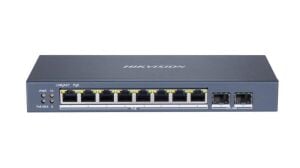 Hikvision DS-3E1510P-SI – 8 Port Gigabit Akıllı Yönetilebilir PoE Switch