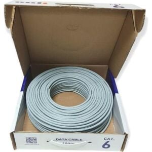 Onli 100MT Kutulu 24AWG Utp Cat6 Gri Data Kablosu