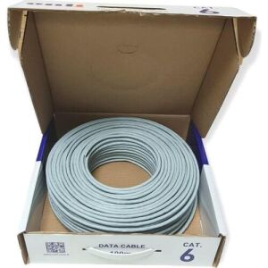 Onli 100MT Kutulu 24AWG Utp Cat6 Gri Data Kablosu