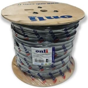 Onli 500MT (U-UTP) Pe 24AWG Utp Cat6 Siyah Data Kablosu
