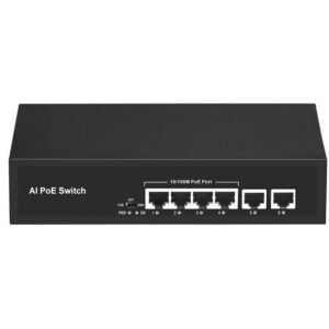Uranium POE-4020-55W 4 Port 10/100 Mbps PoE + 2 Port RJ45 Uplink Switch