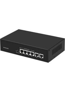 Uranium POE-4020-55W 4 Port 10/100 Mbps PoE + 2 Port RJ45 Uplink Switch