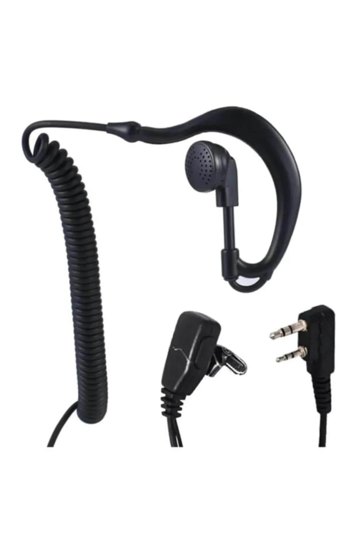 ASELSAN A446 / PMR-446 Uyumlu Spiral Arkalıklı Telsiz Kulaklık