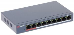 Hikvision DS-3E0109P-E/M(B) 8 Port Poe (60w) 10/100 Fast Ethernet Switch