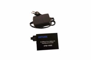 Netlink HTB-1100S 10/100M Tek Mod 20KM Harici Güç SC Fiber Media Converter