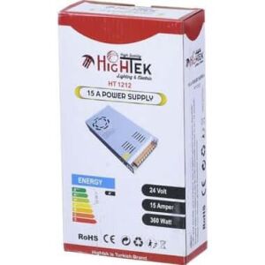 Hightek HT1212 Metal Kasa 24V DC 15A 360W SMPS Adaptör