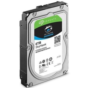 Seagate Skyhawk ST6000VX001 6 Tb 5400rpm Sata3 256mb/S 195mb/S 180tb/Y 7/24 Güvenlik Harddiski (Resmi Distribütör Garantili)