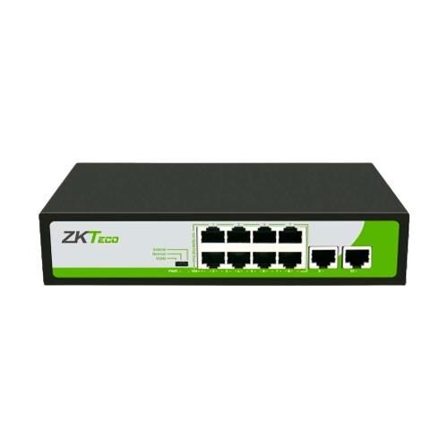 Zkteco PE082-120-C  8 Port 2xRj45 Uplink Poe Switch