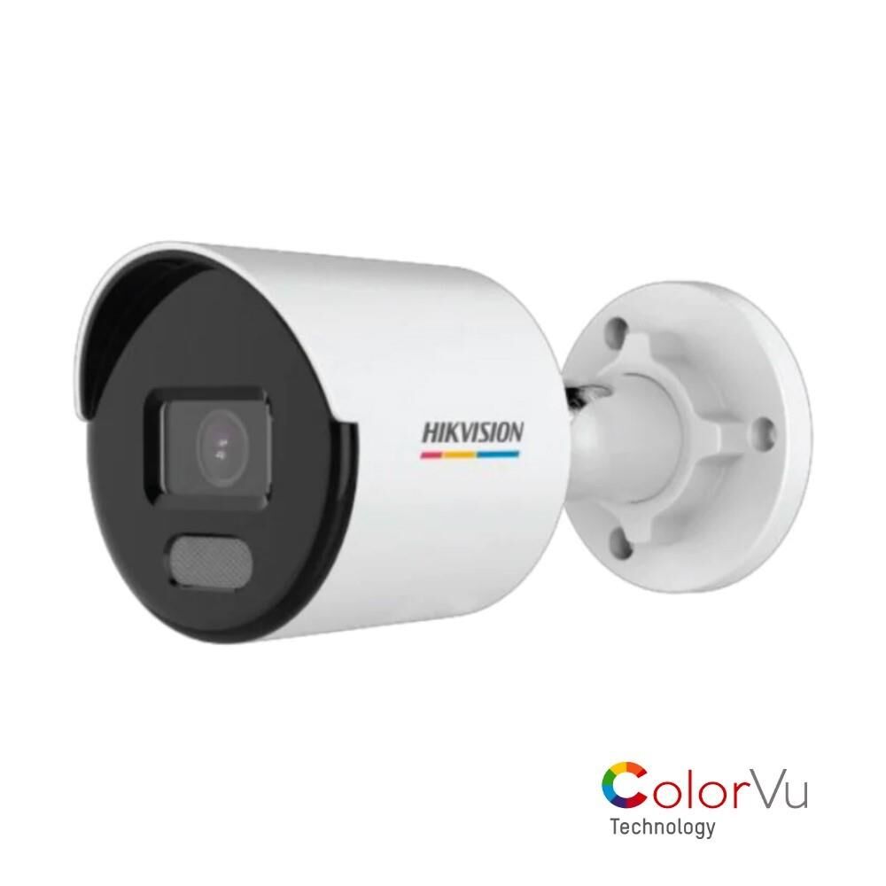 Hikvision DS-2CD1027G0-LUF 2 Mp 4mm Sabit Lensli Dahili Mikrofonlu Bullet Colorvu Ip Kamera