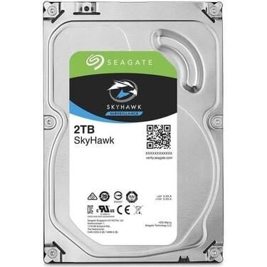 Seagate Skyhawk 2 Tb 3.5''  5900rpm 256mb Güvenlik Harddiski ST2000VX015 (Resmi Distribütör Garantili)