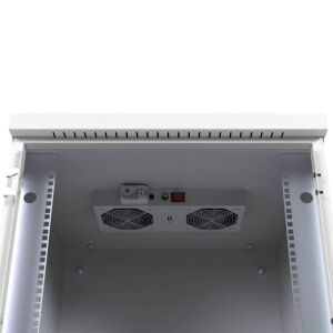 Ager AG-OB09U6060B2-D-A-M1 9u 600x600 Ön Metal Kapak Kelebek Kilitli Duvar Tipi Outdoor Kabinet