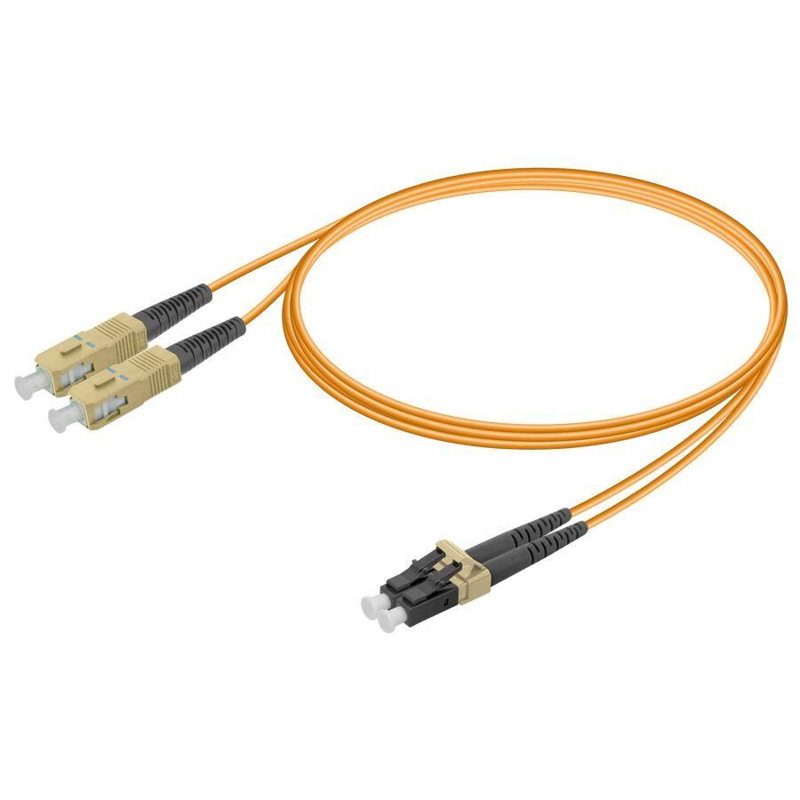 Samm MT02128 Om2 1m Fiber Optik Sc-Lc Patch Cord Duplex Multimode