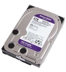 WD Purple WD63PURZ 6TB 3.5″ 5700RPM 256MB SATA3 7x24 Güvenlik Diski