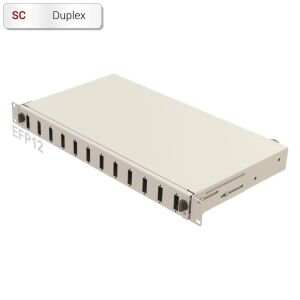 Samm YT01287 Fiber Patch Panel Mechanical Sliding, 12 Port Duplex