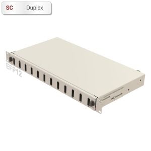 Samm YT01287 Fiber Patch Panel Mechanical Sliding, 12 Port Duplex