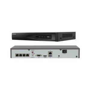 Hikvision DS-7604NI-K1/4P 4 Kanal PoE NVR Kayıt Cihazı