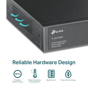 Tp-Link TL-SG1428PE 26 Port Gigabit 2sfp Yönetilebilir Poe Switch