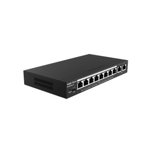 Ruijie Reyee RG-ES210GC-LP 10 Portlu 8 Port Poe (70w) Yönetilebilir Gigabit Poe Switch