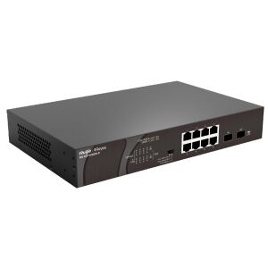 Reyee RG-ES110GDS-P 8 Port(120w) 2 Sfp Gigabit Yönetilemez Poe Switch