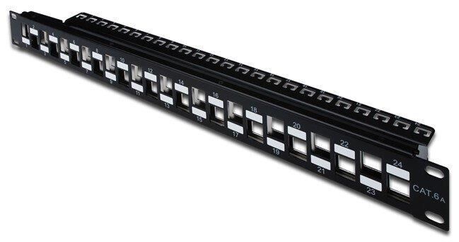 Digitus DN-91412 Cat6 1U 24-Port Modüler Patch Panel
