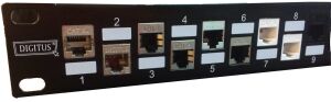 Digitus DN-91412 Cat6 1U 24-Port Modüler Patch Panel