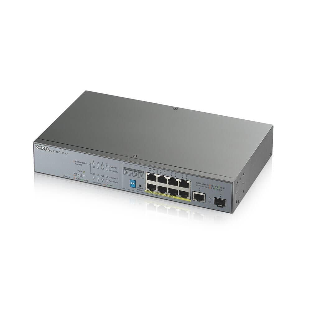 Zyxel GS1300-10HP Yönetilemez Poe Switch