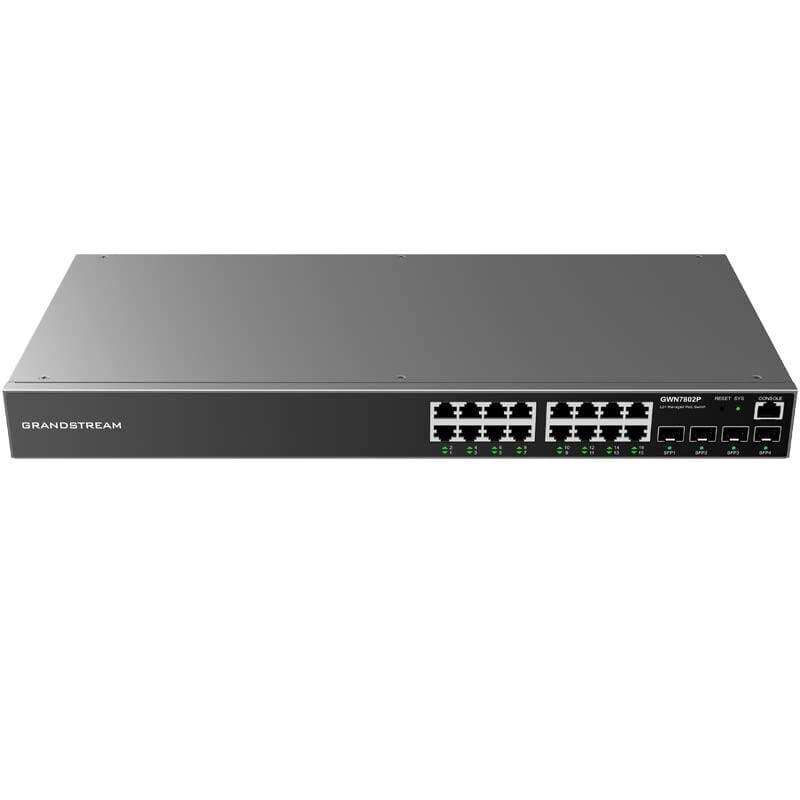 Grandstream GWN7802P 16-Port Yönetilebilir Poe Switch