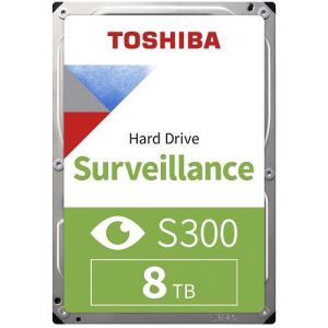 Toshiba S300 8 Tb 3.5 Inç  7200rpm 256mb Sata3 180tb/Y 7/24 HDWT380UZSVA Güvenlik Harddiski (Resmi Distribütör Garantili)