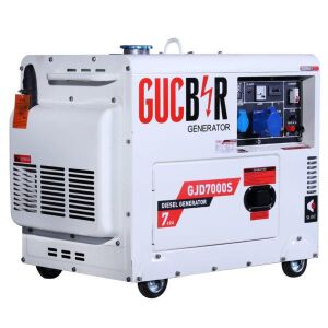 Güçbir GJD7000S 7 Kva Kabinli Dizel Portatif Jeneratör