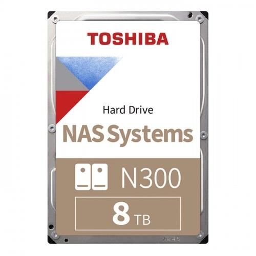 Toshiba N300 HDWG180UZSVA 3.5''  8 Tb 7200 Rpm Sata 3 Nas Harddiski (Resmi Distribütör Garantili)