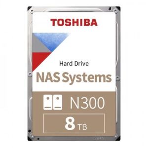 Toshiba N300 HDWG180UZSVA 3.5''  8 Tb 7200 Rpm Sata 3 Nas Harddiski (Resmi Distribütör Garantili)
