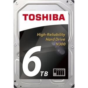 Toshiba N300 HdWN160UZSVA 3.5'' 6 Tb 7200 Rpm Sata 3 Nas Harddiski (Resmi Distribütör Garantili)