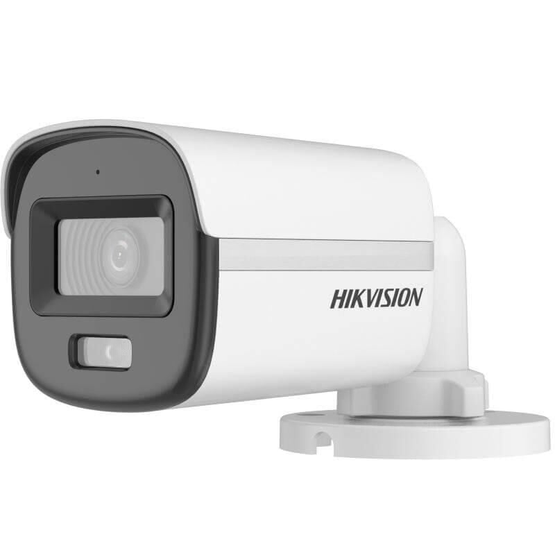 Hikvision DS-2CE10DF0T-LPFS 2 MP 3.6 Mm Sesli Colorvu Analog Bullet Güvenlik Kamerası
