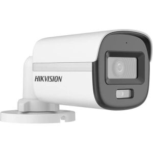 Hikvision DS-2CE10DF0T-LPFS 2 MP 3.6 Mm Sesli Colorvu Analog Bullet Güvenlik Kamerası