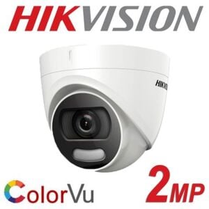Hikvision DS-2CE70DF0T-PF TVI 2Mp 1080p 3.6 Mm Sabit Lensli Colorvu Ir Turret Güvenlik Kamerası