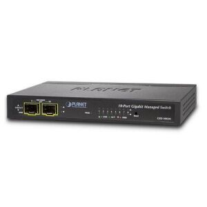 Planet PL-GSD-1002M 8 Port 10/100/1000 2 Port 100/1000x Sfp Yönetilebilir Poe Switch