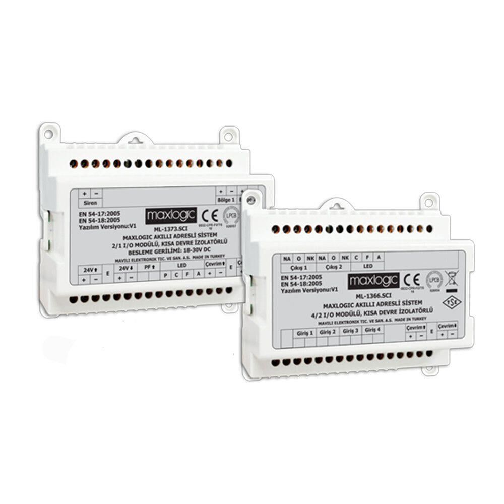 Mavili ML-1362.SCI Adresli Kisa Devre İzolatörlü Kontak İzleme Modülü