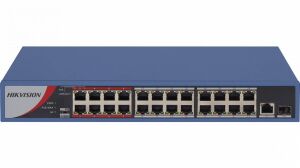 Hikvision DS-3E0326P-E(B) 24 Port Poe (370w) 10/100 Fast Ethernet Switch