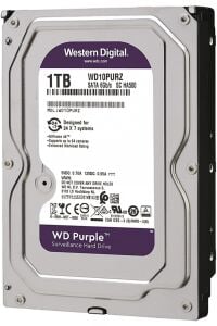 Western Digital Purple WD10PURZ 1 Tb 5400Rpm 64mb Sata3 7/24 Güvenlik Harddiski (Resmi Distribütör Garantili)